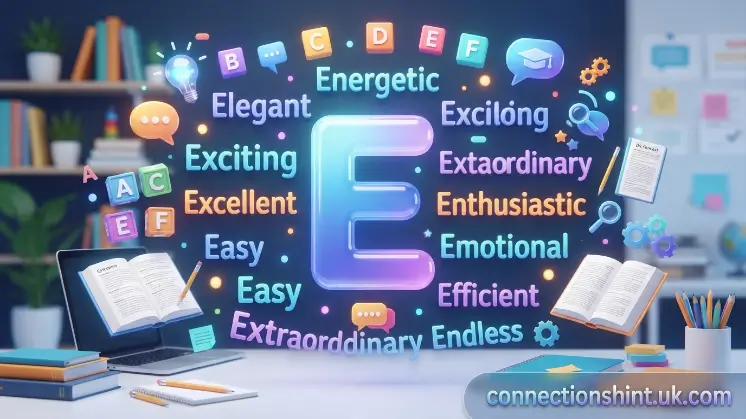 adjectives that start with e